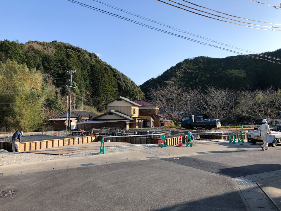 口熊野の住宅　配筋検査 奥和田健建築設計事務所